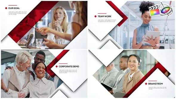 公司企业宣传展示介绍图形包装动画FCPX模板 Corporate