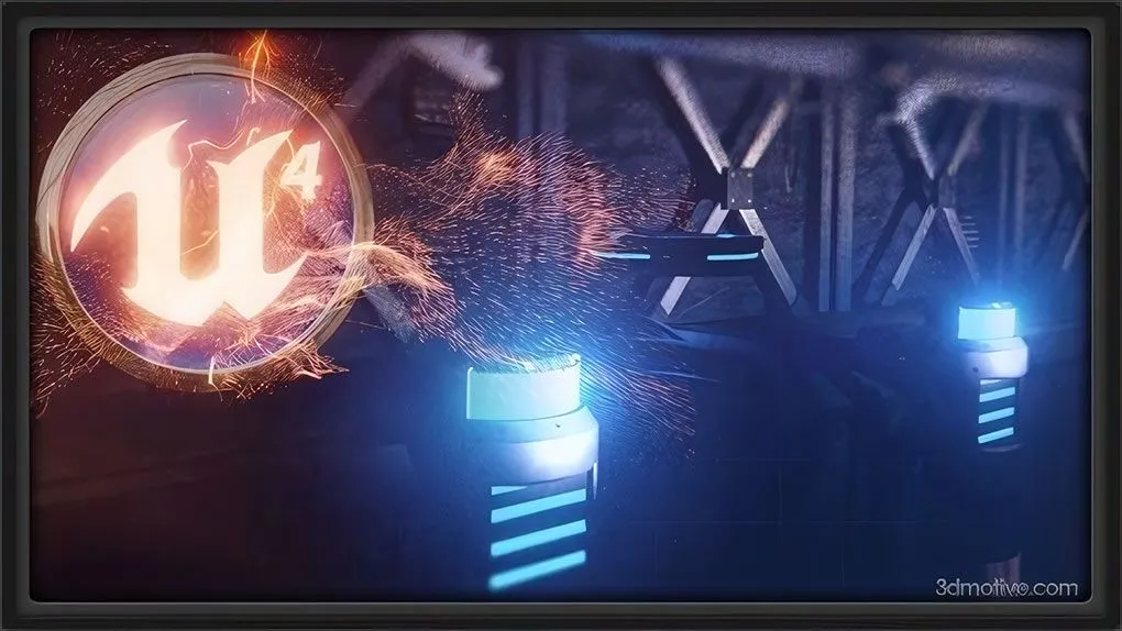 UE4与3dsmax科幻横版游戏制作训练视频教程第一季 3DMotive Building a Side-Scroller in Unreal Engine 4 Volume 1