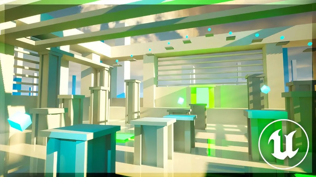 UE5中蓝图制作完整游戏基础核心技术视频教程 中文字幕 Unreal Engine 5 Beginner Blueprints: Make your first game