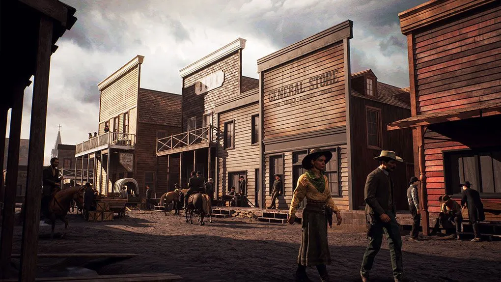 UE5与Blender完整西部游戏环境制作工作流程教程 中文字幕 Full Environment Creation In Ue5 & Blender - In-Depth Course