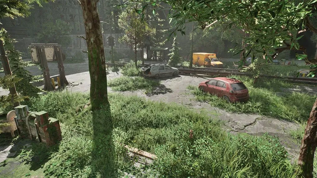 后世界末日城市环境场景Unreal游戏素材 Post Apocalyptic City