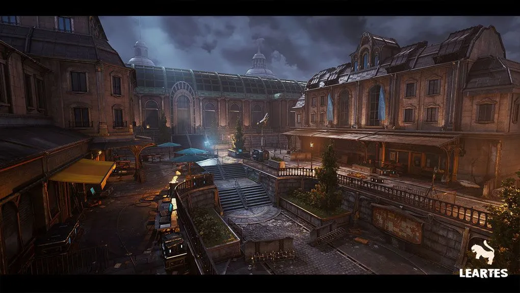 科幻未来派战争机器风格模块化环境场景Unreal Engine游戏素材 The Rally Point Environment ( Sci-Fi / Futuristic / Modular )