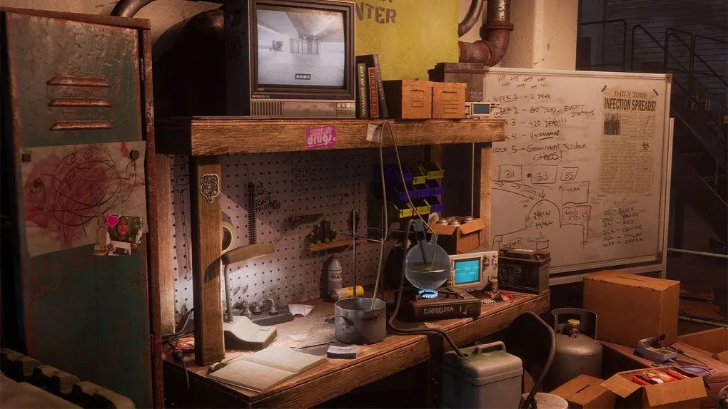 幸存者安全屋室内场景环境Unreal Engine游戏素材资源 Survivor's Safe House