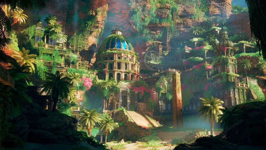 失乐园天堂游戏环境场景Unreal Engine游戏素材资源 Stylized Lost Paradise
