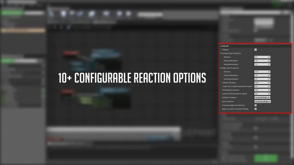 动态响应输入相机系统Unreal Engine游戏素材资源 Reactive Camera