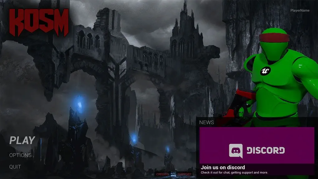 经典FPS第一人称射击游戏蓝图Unreal Engine游戏素材资源 Kosm: Classic FPS