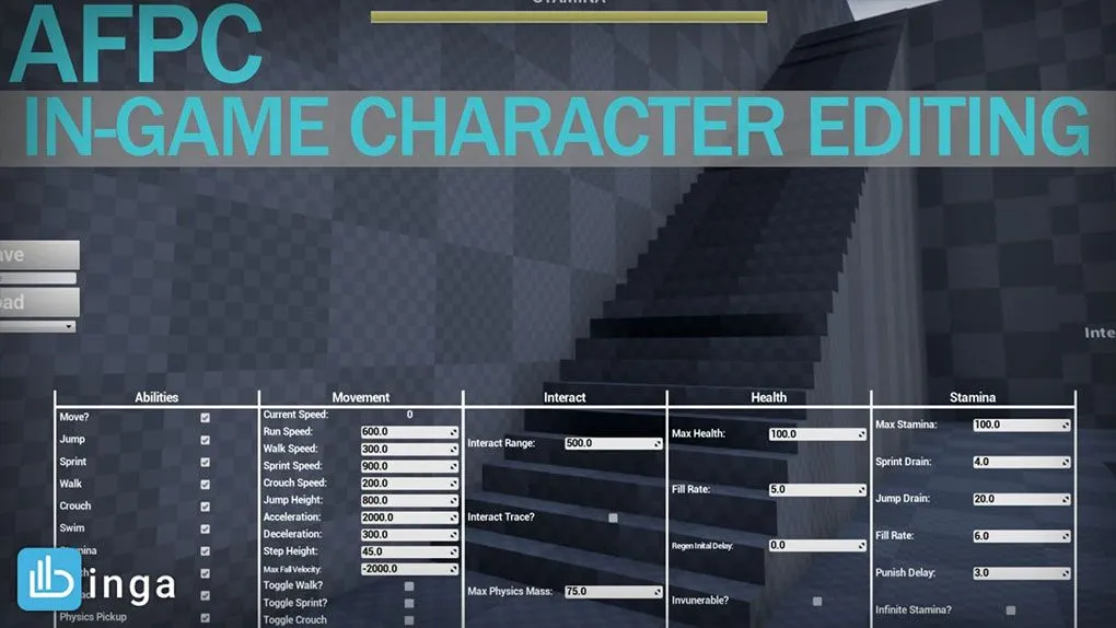 高级第一人称角色基础系统Unreal Engine游戏素材资源 Advanced First Person Character
