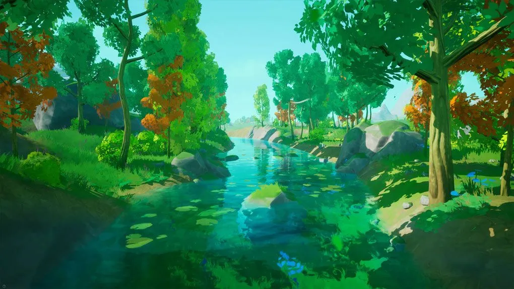 美丽风格化景观世界环境场景Unreal Engine游戏素材资源 Stylized Nature Landscape Kit