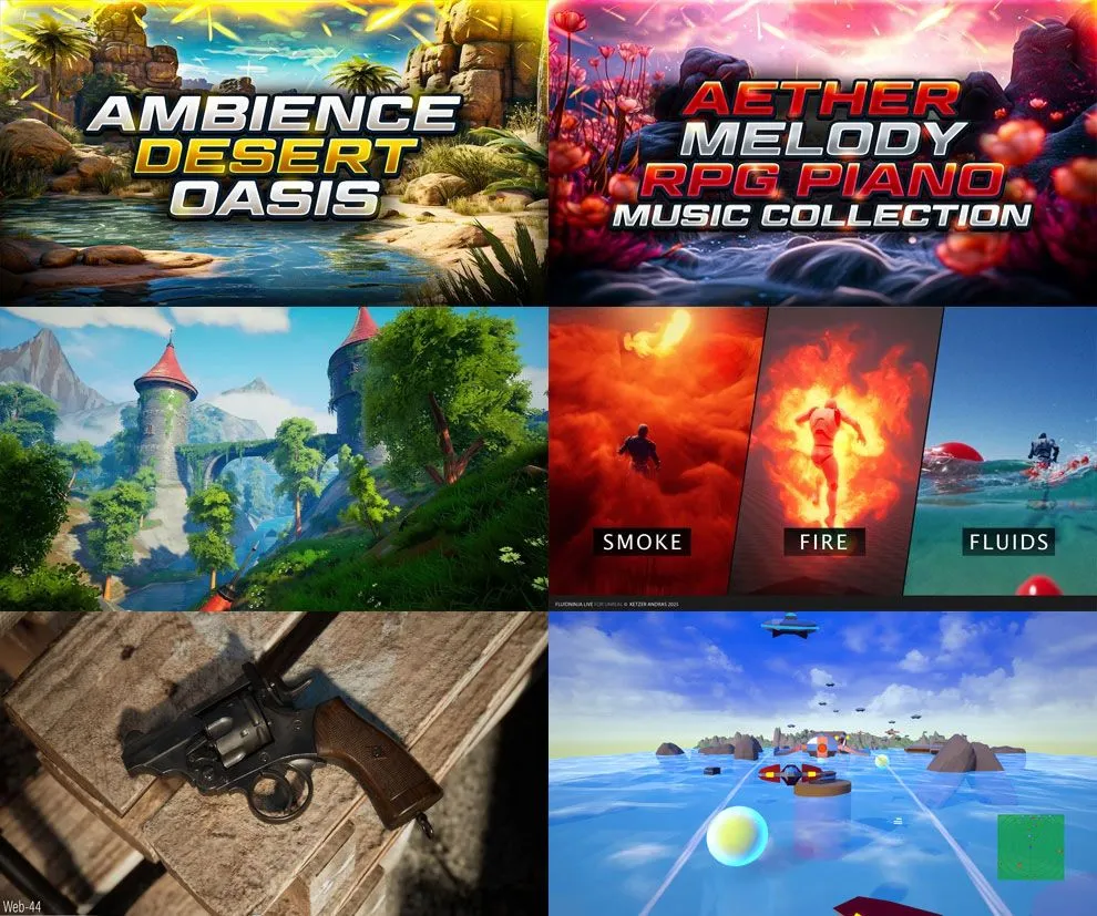 Unreal Engine虚幻引擎游戏素材合集2023年11月第四季