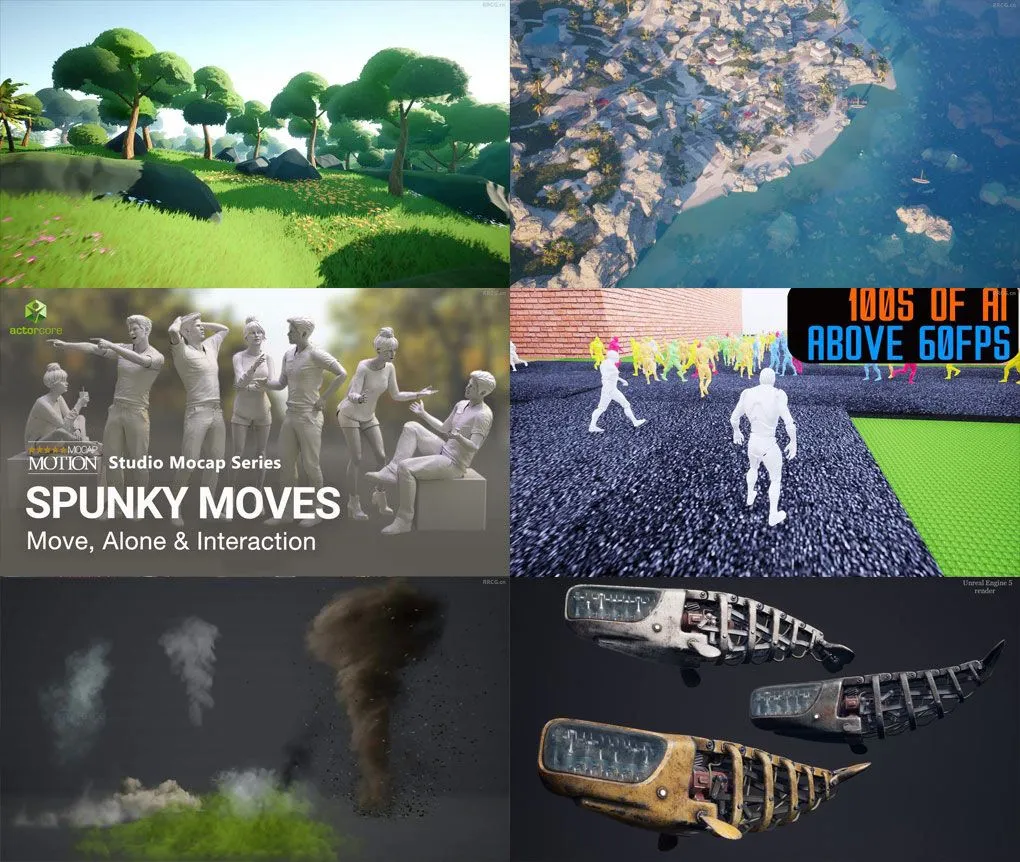 Unreal Engine虚幻引擎游戏素材合集2024年第一季