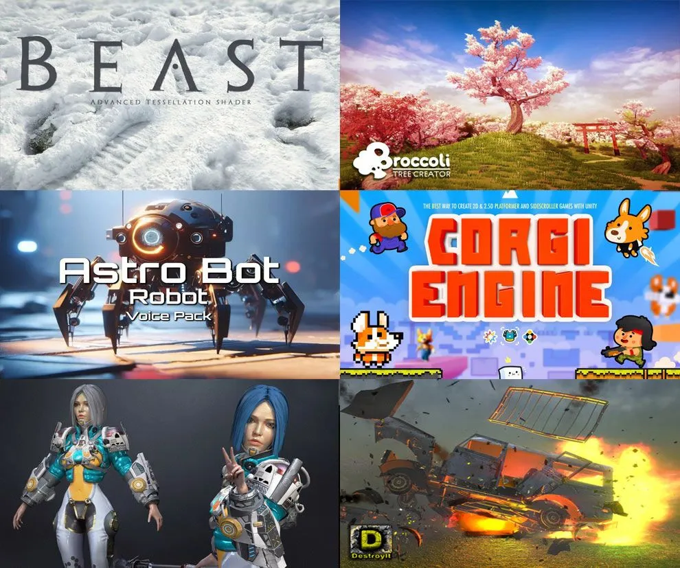 Unity游戏素材资源合集2023年11月第三季