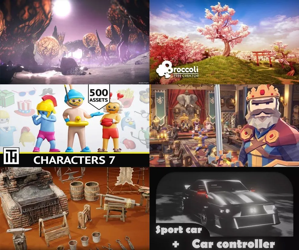 Unity游戏素材资源合集2023年12月第二季