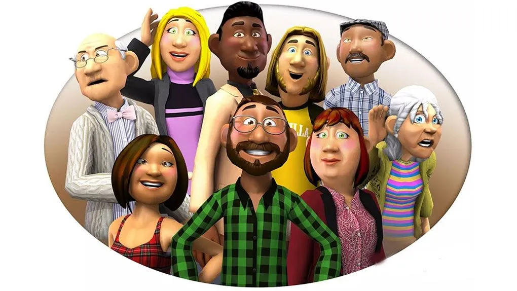 家庭男女老少人物角色模型Unity游戏素材 Toon people