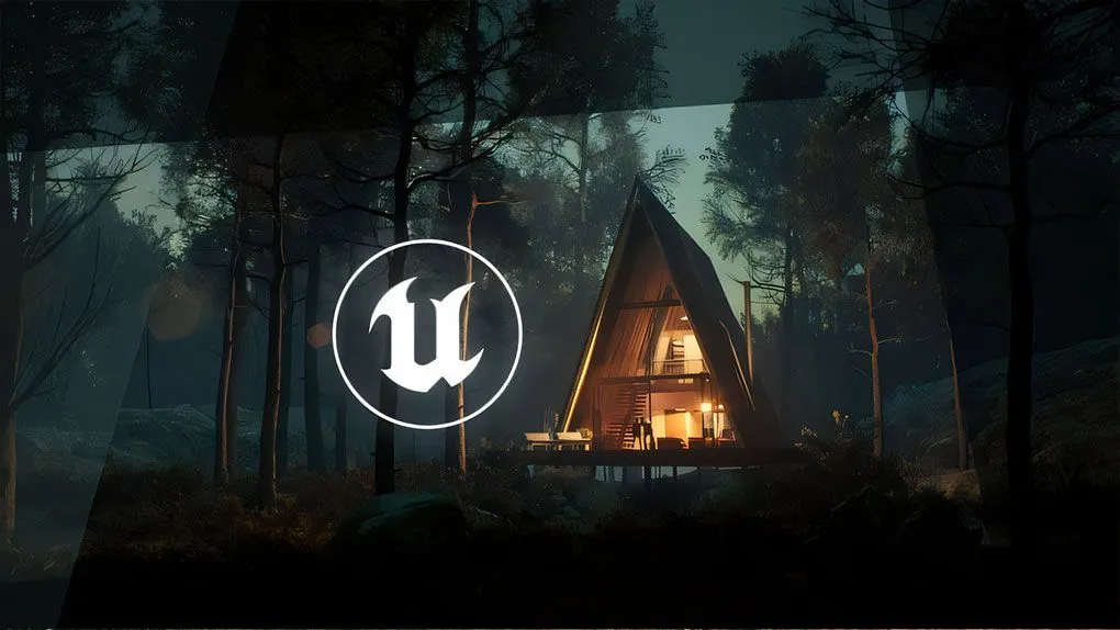 UE5虚幻引擎ArchViz项目建筑可视化动画完整制作视频教程 Unreal Engine 5 Pro ArchViz Project in 3 Hours