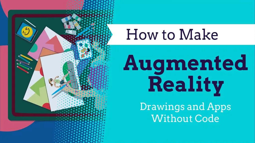 AR增强现实从纸上草图到成品制作流程视频教程 Augmented Reality Basics: How to Make AR Drawing