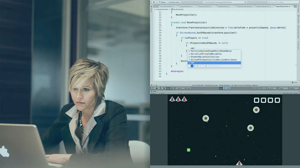 Unity中OB观察者模式实例制作视频教程 C# Scripting in Unity: The Observer Pattern