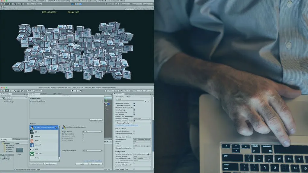 Unity中实体组件系统使用技术视频教程 Introduction to the Entity Component System in Unity