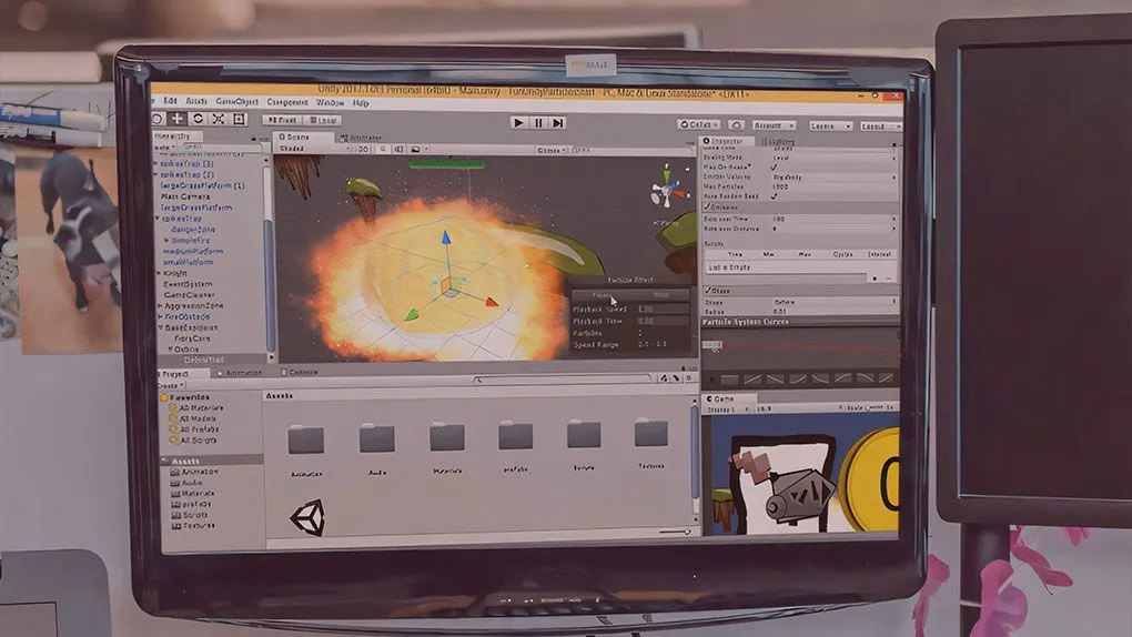 Unity制作2D游戏粒子系统核心技术训练视频教程 Unity 2D Fundamentals – Practical Particle Systems