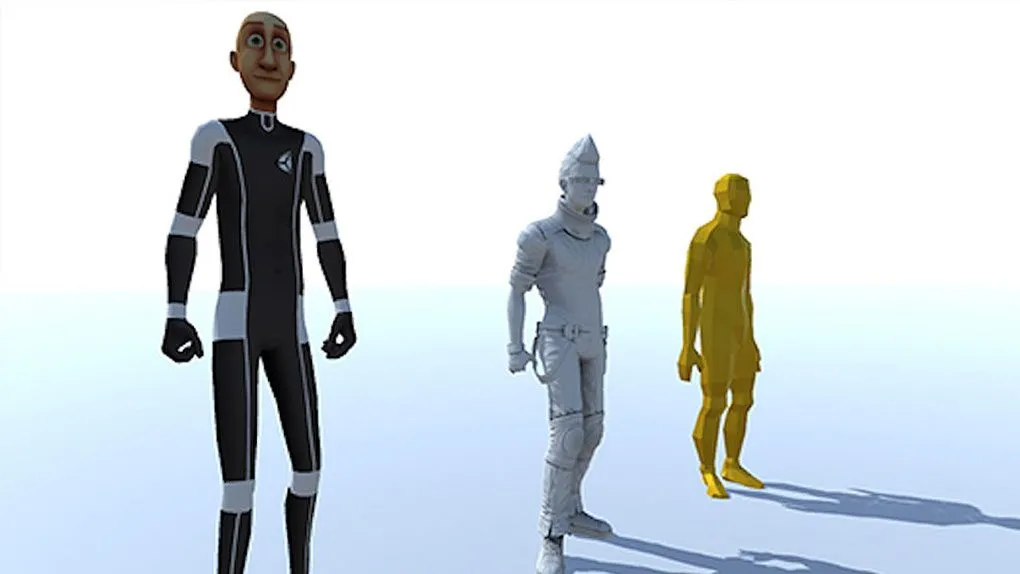 Unity中游戏角色骨骼动画实例制作视频教程 Fundamentals of Rigged Animations