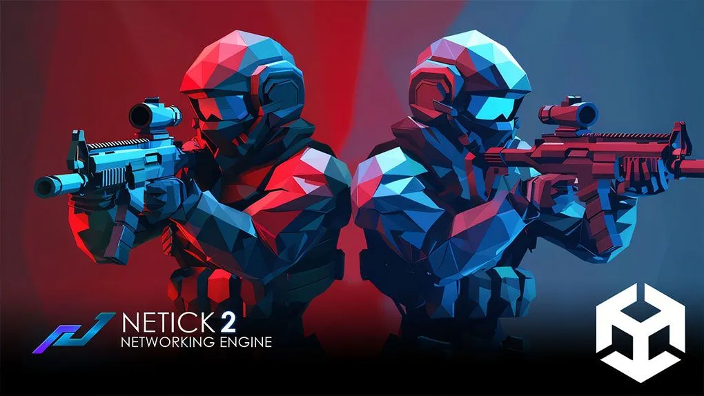 Unity中Netick竞技射击网络游戏制作视频教程 Learn to Create a Multiplayer shooter in Unity using Netick