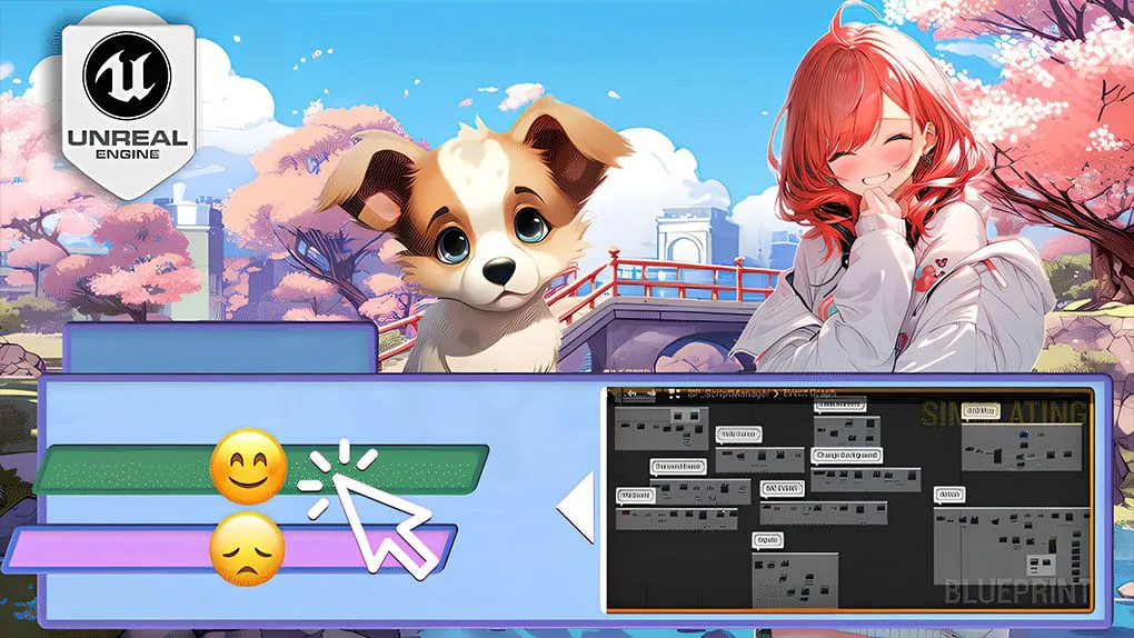 UE5虚幻引擎视觉小说与叙事游戏设计视频教程 Unreal Engine 5 Visual Novel and Narrative Game Design