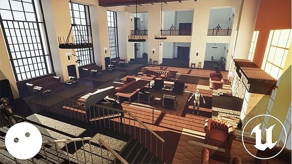 UE5虚幻引擎绕过建模过程直接制作环境场景视频教程 Modeling With Unreal Engine 5 - No Maya or Blender Needed