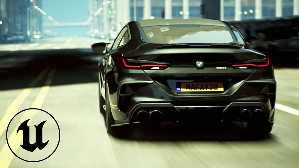 UE5虚幻引擎影视级汽车动画场景实例制作视频教程 Unreal Engine 5: Creating Cinematic Car Scenes