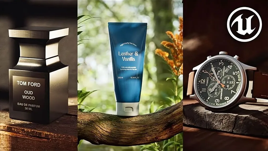 UE5逼真商业产品可视化效果制作流程视频教程 Unreal Engine 5: Realistic Product Visualization