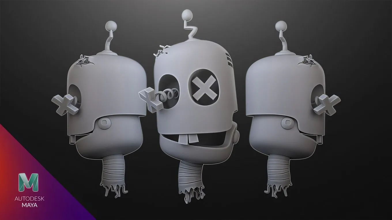 Maya高效建模理念工作流程视频教程 中文字幕 Maya Modeling BOOST by Mitchell Nickerson