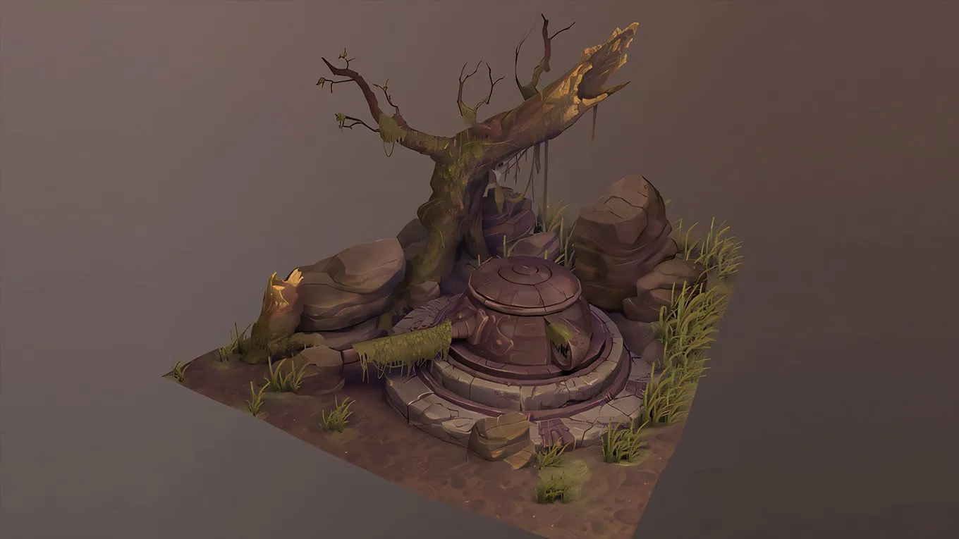 暴雪艺术家游戏道具场景资产大师级制作视频教程