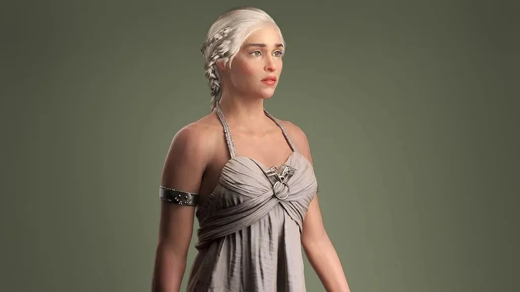 权力的游戏龙母角色大师级完整制作工作流程视频教程