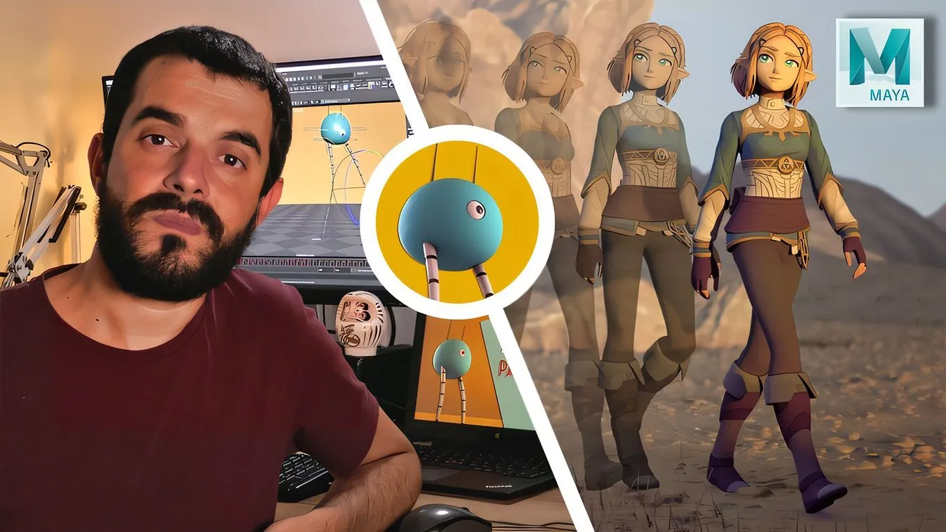 Maya角色行走姿势动画大师级训练视频教程 Animate a Professional Looking Walk in Autodesk Maya