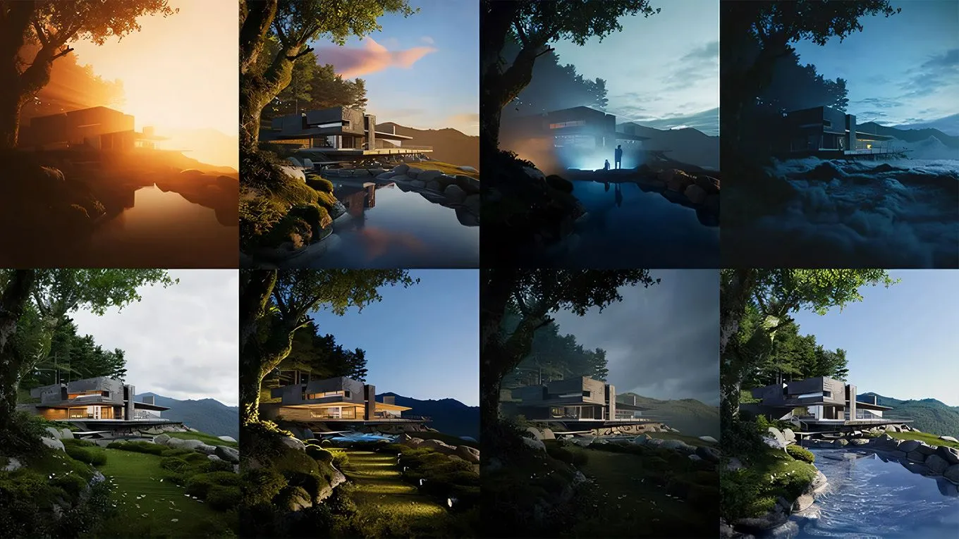 3dsmax建筑场景外部灯光照明大师班训练视频教程