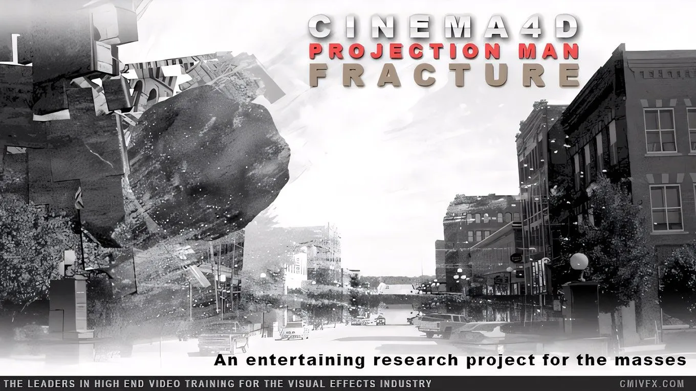 C4D视觉特效应用级训练视频教程 cmiVFX Cinema 4D Projection Man FX