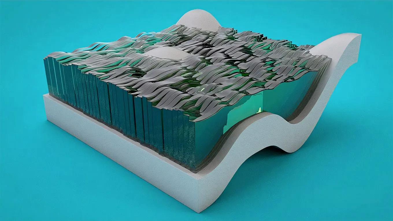 C4D玻璃质感海浪建模材质渲染视频教程 Glass Waves Cinema 4D Tutorial