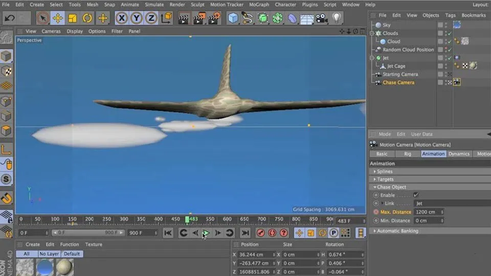 C4D摄像机动画技术训练中文字幕教程