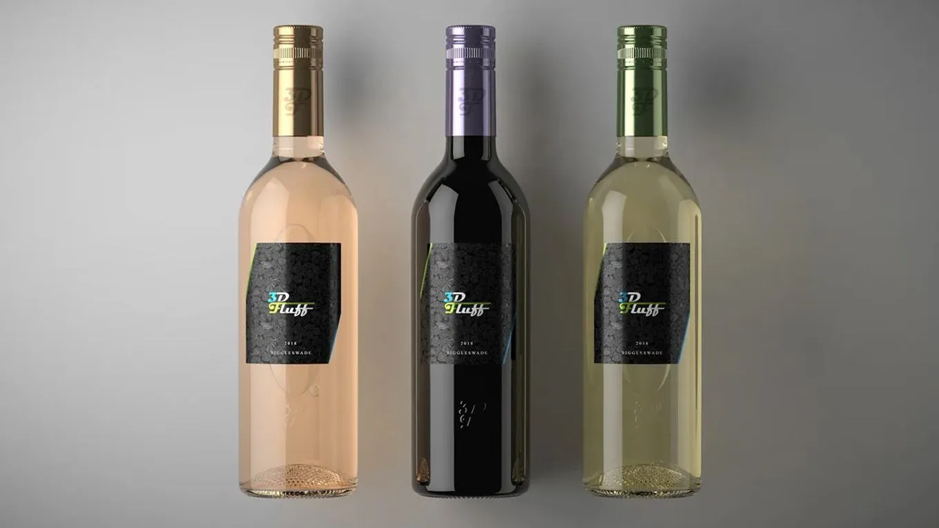 C4D商业级葡萄酒玻璃瓶实例制作视频教程