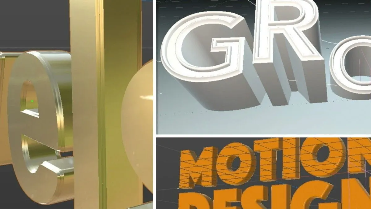 Cinema 4D文字文本排版设计动画技术视频教程 Typography for Motion Designers in Cinema 4D