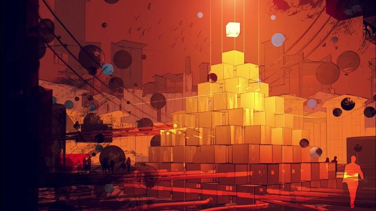 C4D与PS反乌托邦城市概念设计实例制作视频教程