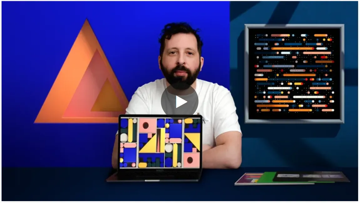 C4D与AE创意色彩几何三维动画制作视频教程