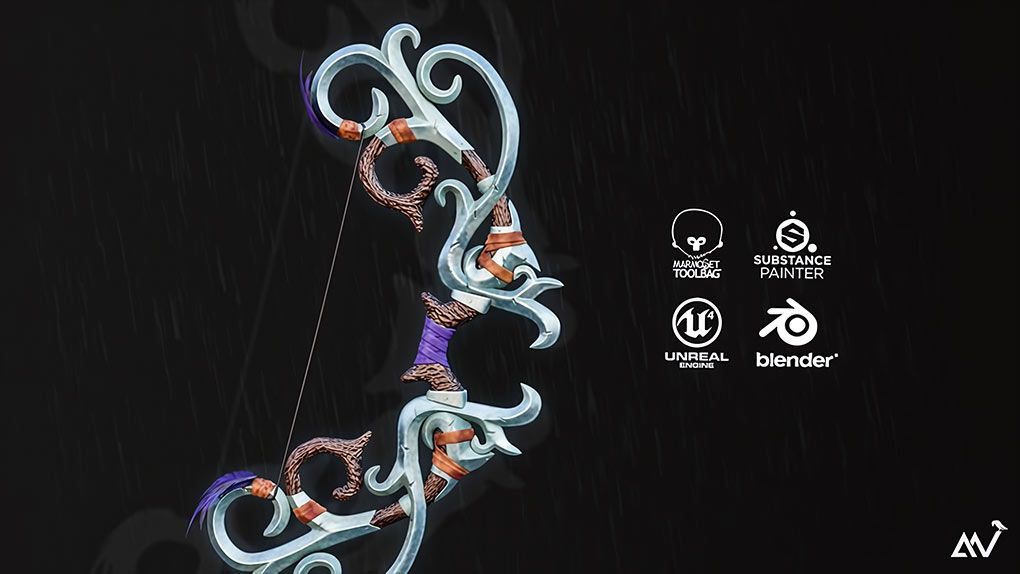 Blender与SP游戏资产模型完整制作训练视频教程 Blender 2.8 and Substance painter - 3D modeling game assets