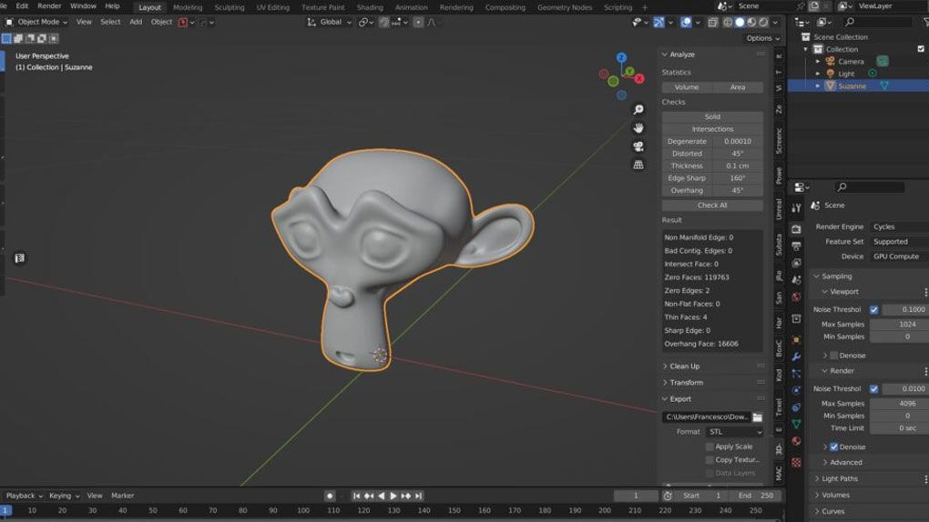 Blender 3D打印技术核心原则训练视频教程