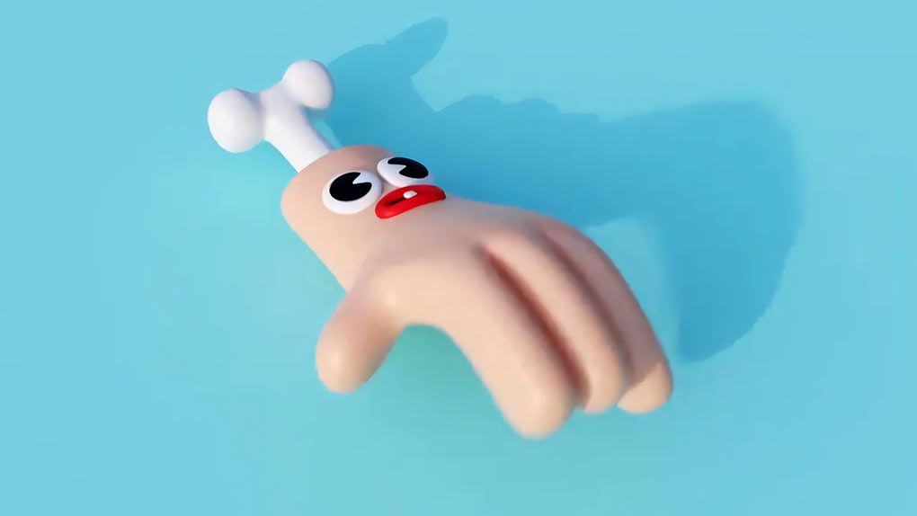 Blender卡通风格手部建模与动画实例制作视频教程 Create Hand Animation in 1 Hour by Dino Bandzovic