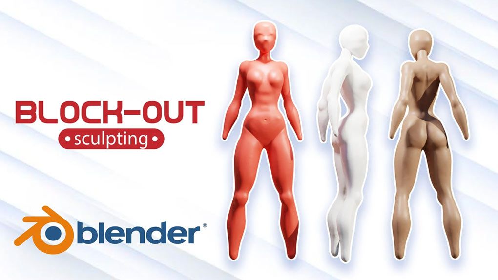 Blender全身人体解剖雕刻实例训练视频教程 So modelliert man den menschlichen Körper in Blender