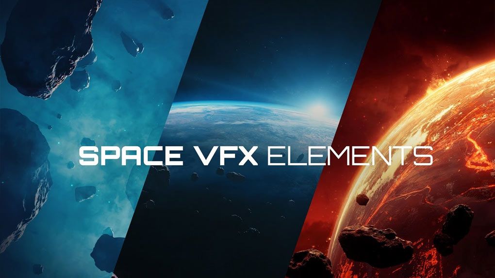 Blender银河系宇宙空间星球特效制作全流程视频教程 Space VFX Elements Video Course for Blender