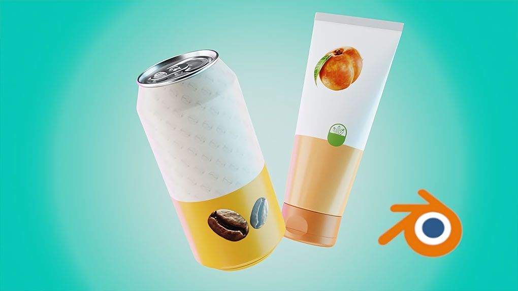 Blender产品包装设计可视化技术视频教程 Introduction To Packaging Visualization in Blender