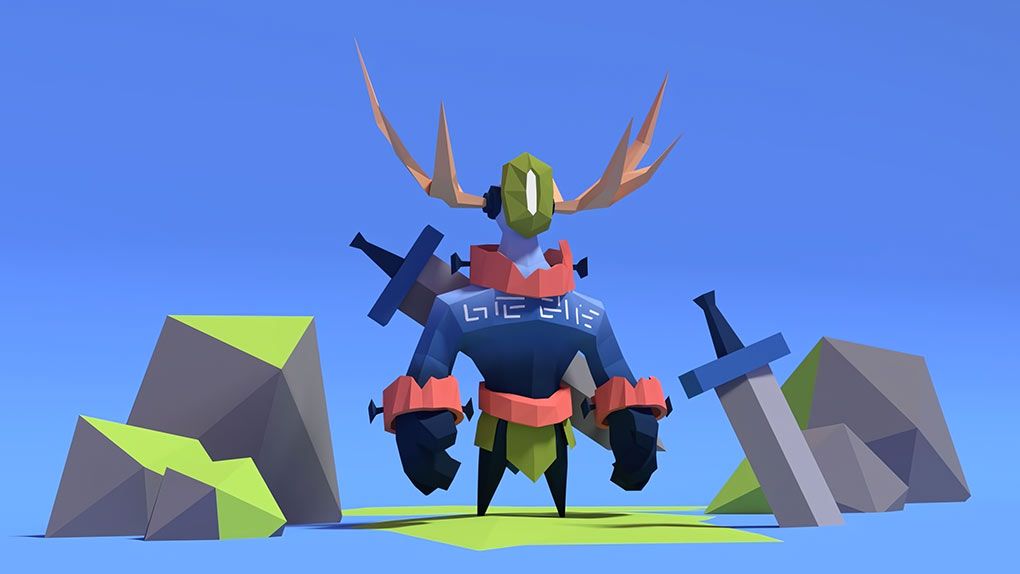 Blender塑造低多边形游戏角色实例制作视频教程