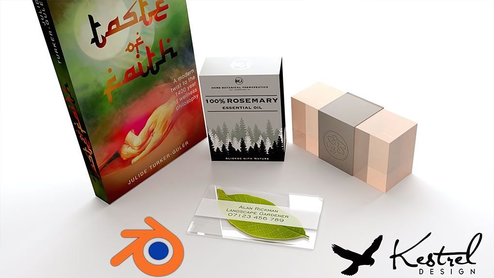 Blender平面设计师产品3D化设计入门训练视频教程 中文字幕 Learn Blender for Packaging Designers and Graphic Designers
