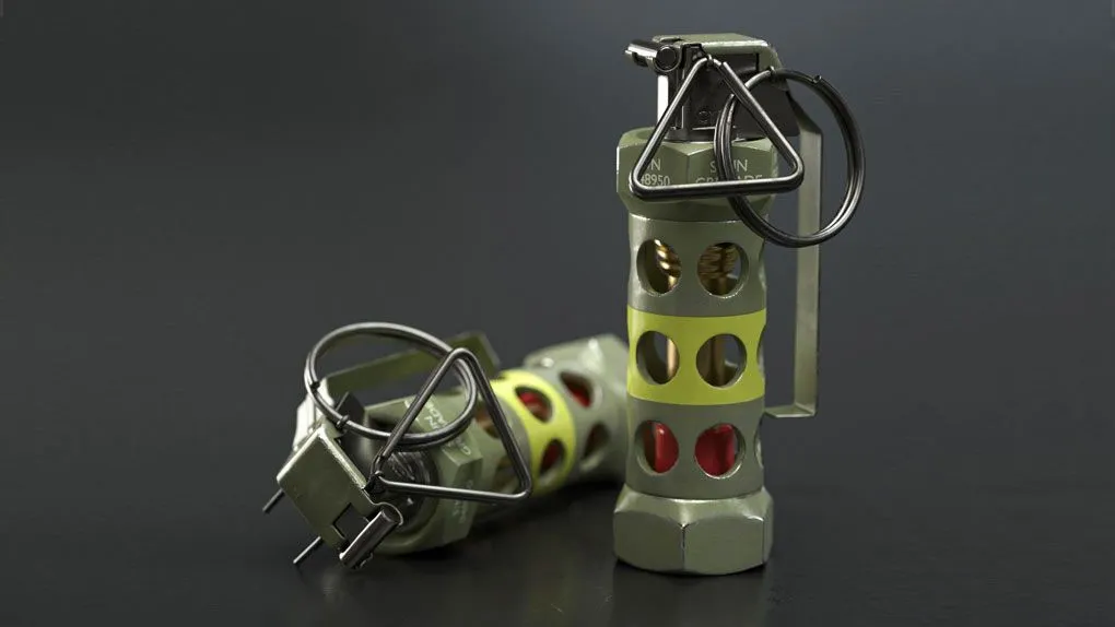 Blender游戏闪光弹实例制作训练视频教程 Blender for Beginners Blender Flashbang Grenade Tutorial – Tip Jar Edition