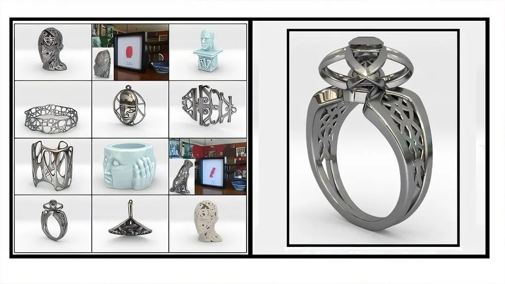 Blender 3.0参数化智能对象珠宝设计视频教程 Personalised Jewellery Design Using Blender